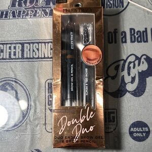 Ellen Tracy Double Duo Brow Gel & Pencil in Black and Brown